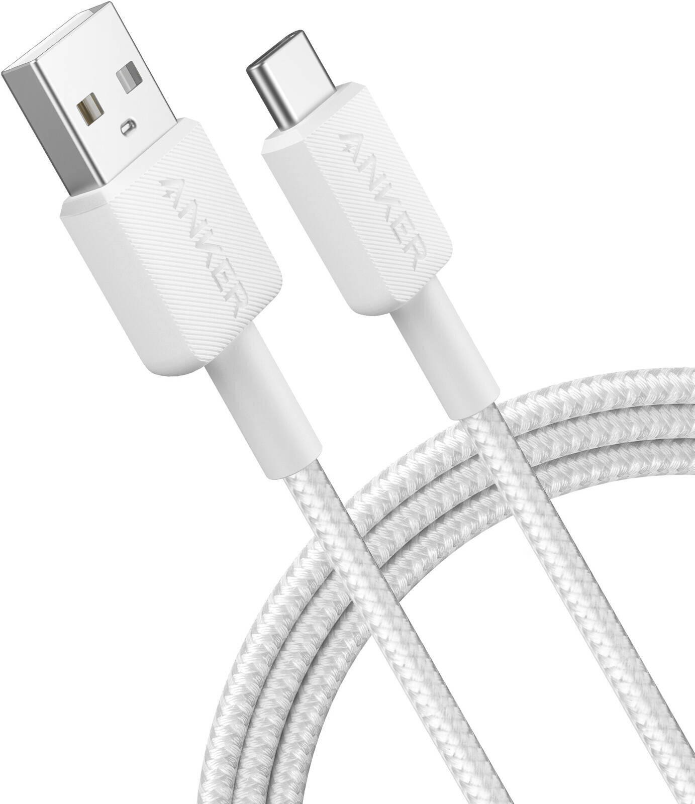 Anker 322 USB-A To USB-C Cable 6Ft (WHITE)