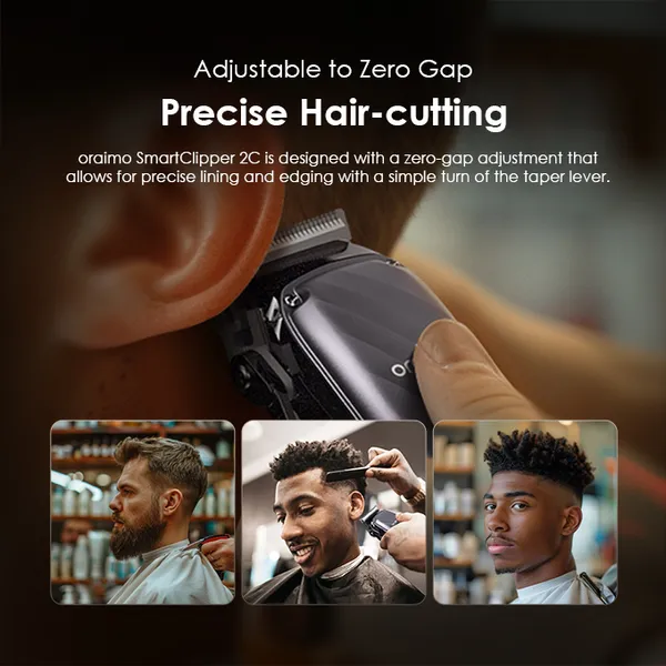 ORAIMO Effortless Grooming SmartClipper 2C - Silver OPC-CL30C