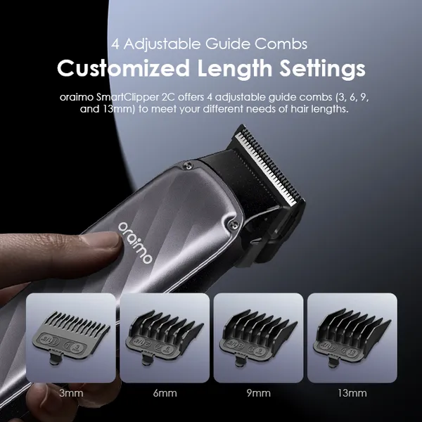 ORAIMO Effortless Grooming SmartClipper 2C - Silver OPC-CL30C