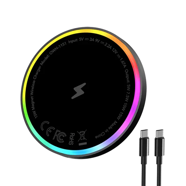 ORAIMO 15w Safe & Fast Wireless Charging - PowerDock - Chrome OWH-1151