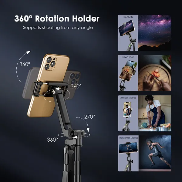 ORAIMO Full Angle Shooting Ultra Stable Phone Tripod - SmartTripod 2 - Graphite Grey OLS-201A