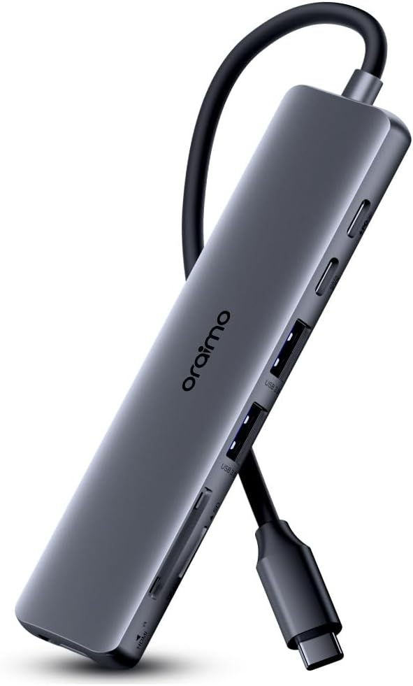 ORAIMO 7in1 Multifunction HUB PowerTrans - Chrome OUH-511