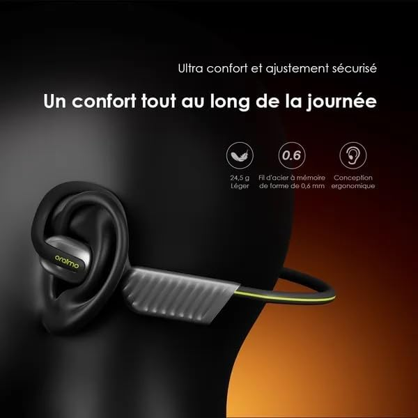 ORAIMO Open Ear Ultra Comfort Neckband - OpenCirclet 2- Graphite Grey OPN-672-GY