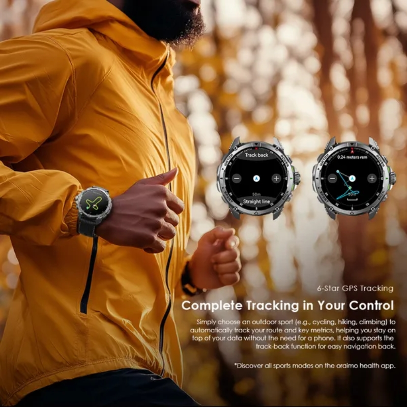 ORAIMO Smart Watch GT - Light Chrome OSW-852H