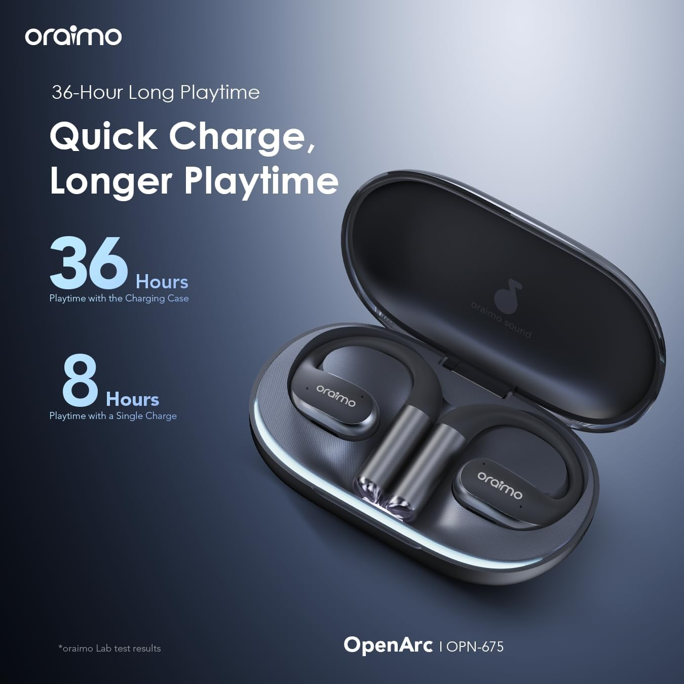 ORAIMO Open Ear TWS - OpenArc - Black OPN-675