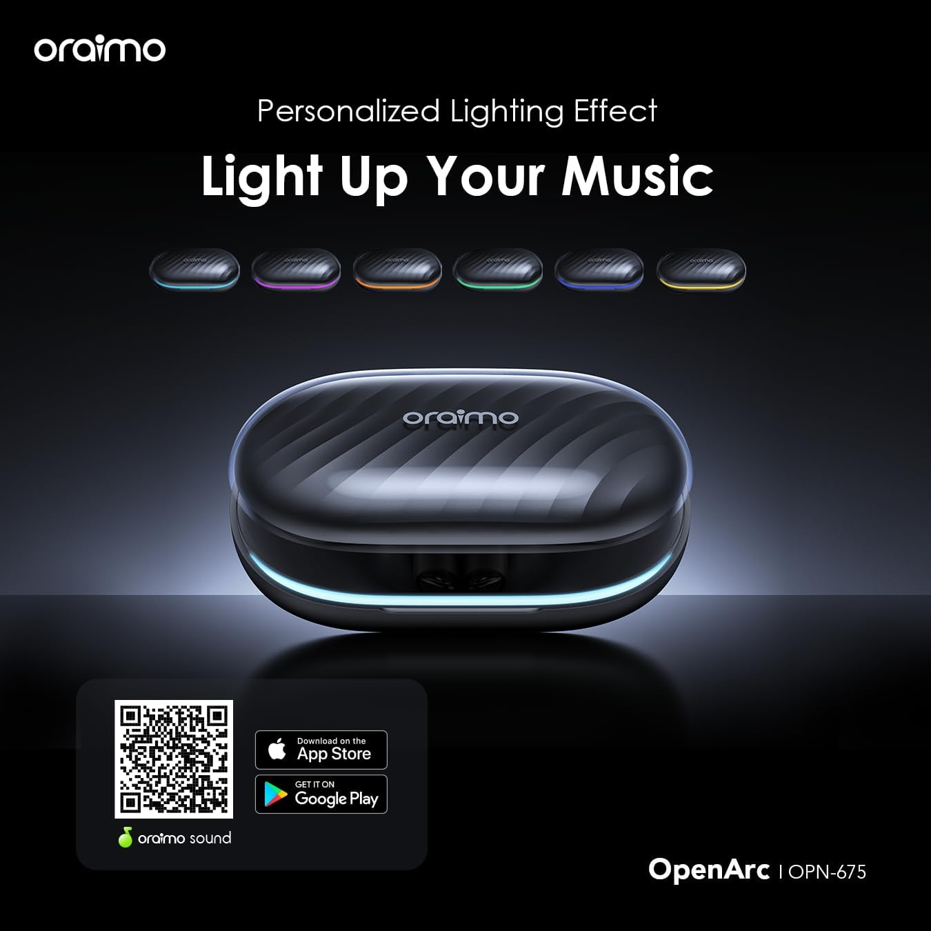ORAIMO Open Ear TWS - OpenArc - Black OPN-675