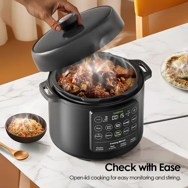 ORAIMO Electric Pressure Cooker - TenderPot- Graphite Grey OEC-201A
