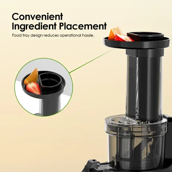ORAIMO High Yield Mini Slow Juicer - EasyJuice Mini- Graphite Grey OMJ-201A