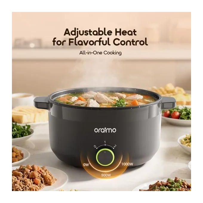 ORAIMO Multifunctional Electronic Cooker - MultiPot- Graphite Grey OHP-261A