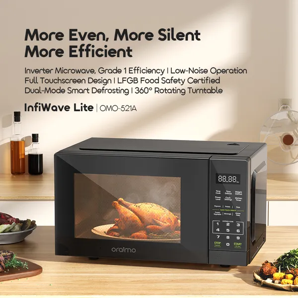 ORAIMO Microwave Oven - InfiWave -Graphite Black OMO-521A