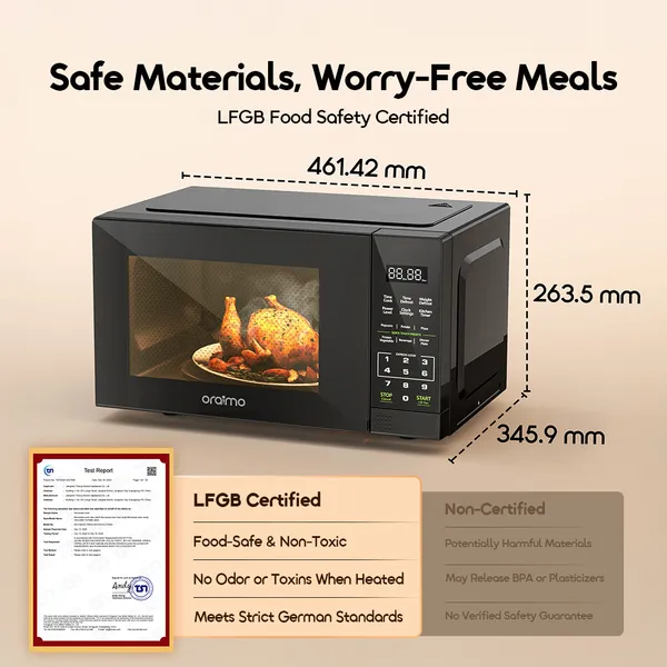 ORAIMO Microwave Oven - InfiWave -Graphite Black OMO-521A