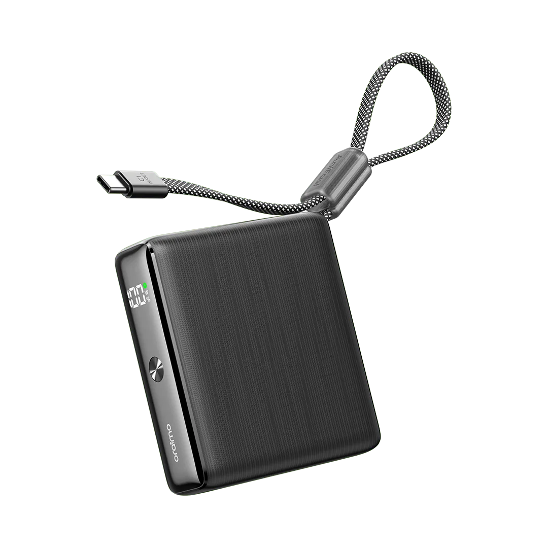 ORAIMO 22.5W 10KmAh Built-in Type-C Cable Powerbank - PowerNova L11 - Black OPB-7103C