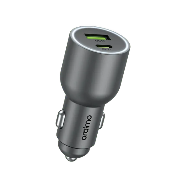 ORAIMO 69W USB & Type-C Car Charger - PowerDrive 7691 Pro - Chrome OCC-7691D