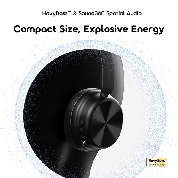 ORAIMO 80Hr Play Time Headphones - BoomPop Air- OHP-316