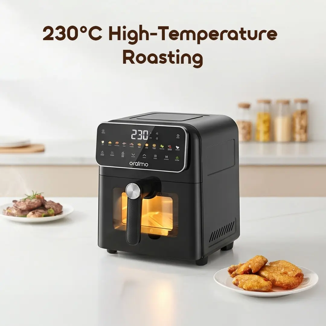 ORAIMO Metal Design Air Fryer - NutriFry S1- Graphite Black OAF-261A