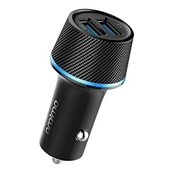 ORAIMO Dual USB Car Charger with 2 in 1 Cable - HighWay - Black OCC-21D+D61