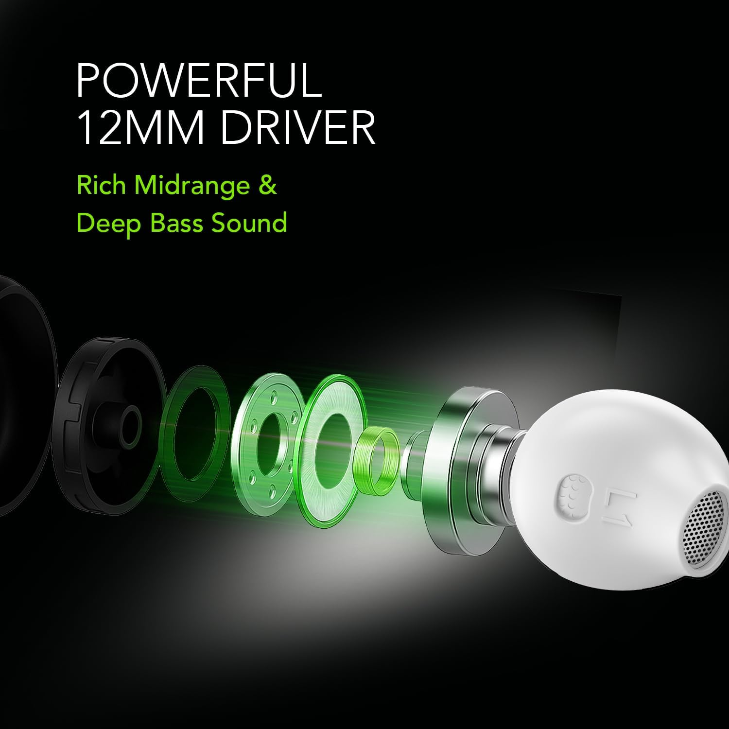ORAIMO 3.5mm Wired Earphones- Halo 2S