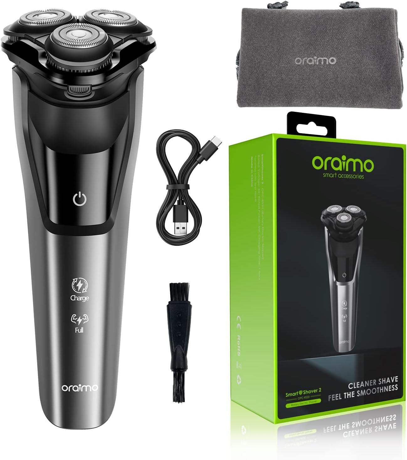 ORAIMO Electric Magnet Smart Shaver 2 - Silver
