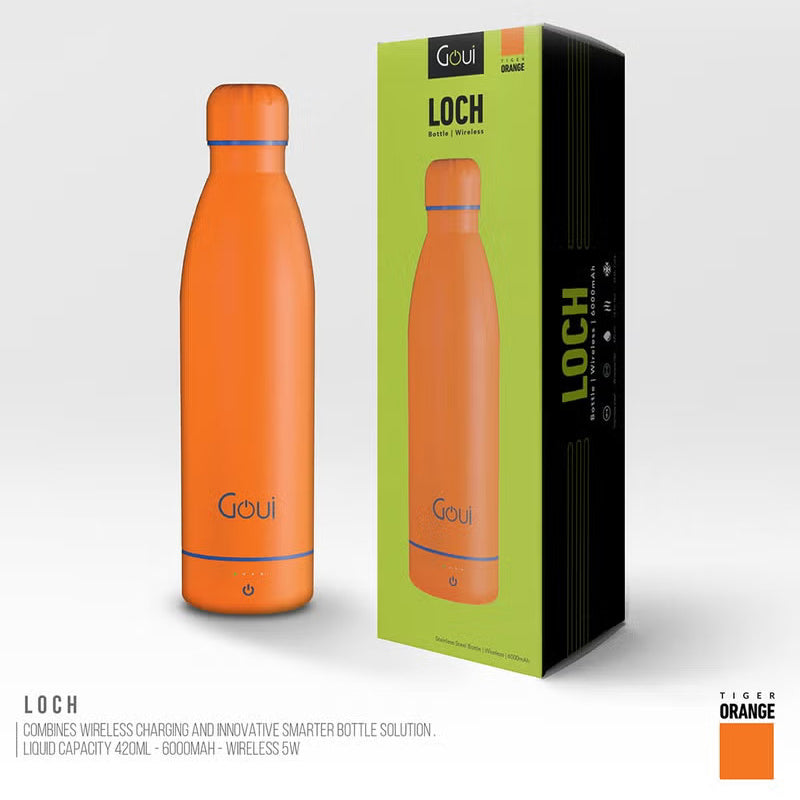 GOUI Loch Bottle Wireless Power Bank 6000mAh – Portable Bottle Design Multiple colors