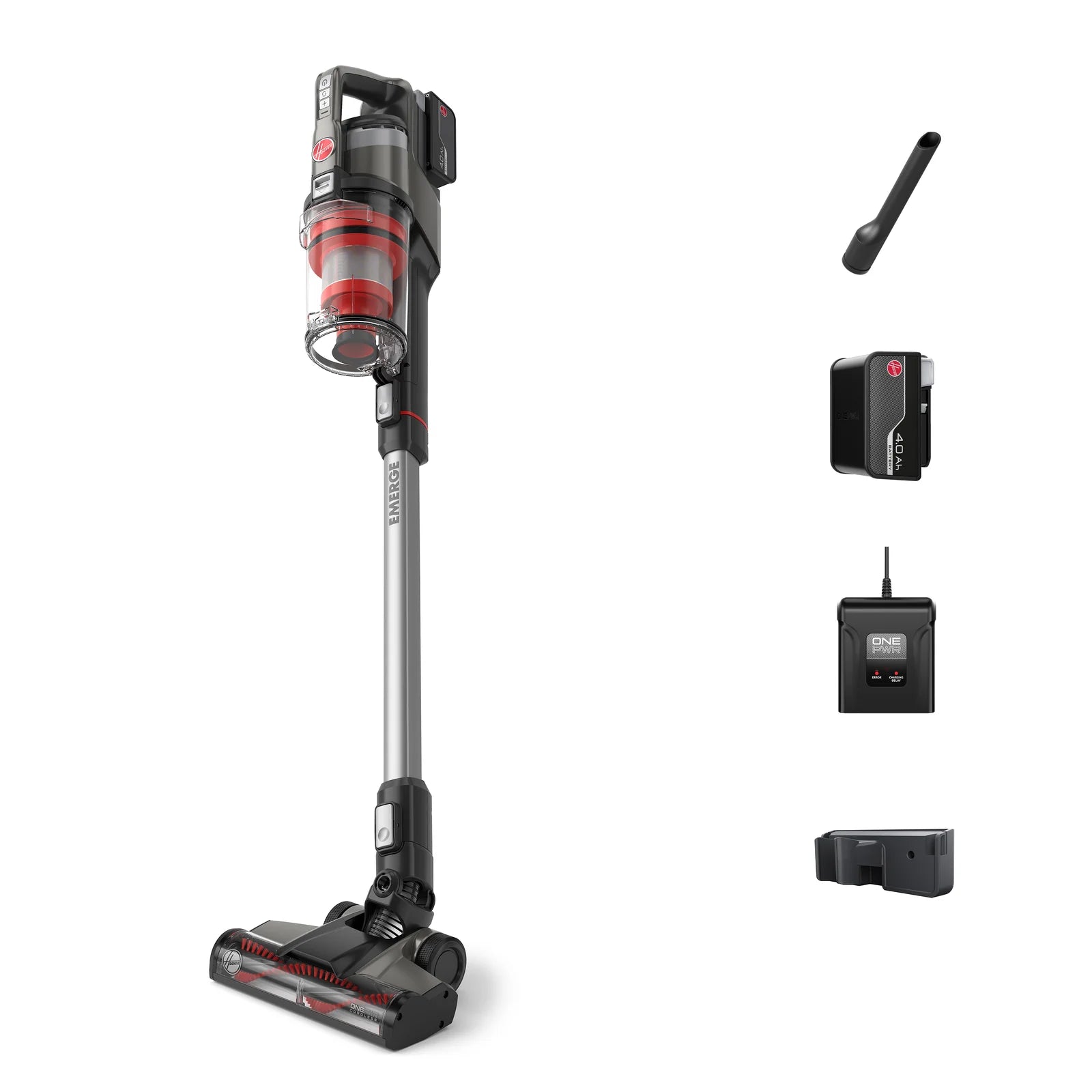 Hoover Emerge Cordless Stick Vacuum Cleaner 40 Min Strong Suction For Carpet & Hard Floors (CLSV-VPME)