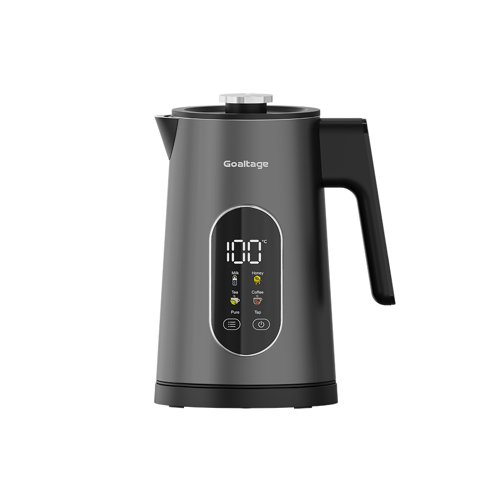 Goaltage Tea Maker With 1.7L Glass Pot Dual Capacity Design Touch Display 4 Temperature Presets TM01 1500W