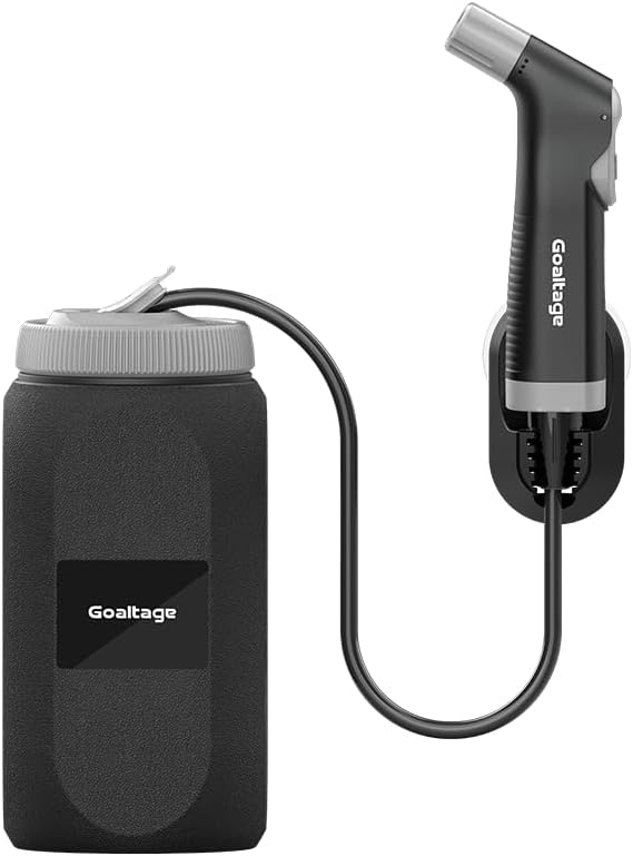 Goaltage EcoSpray Portable Bidet 2.5L Capacity 120cm Hose Rechargeable Battery BDT01-CMP