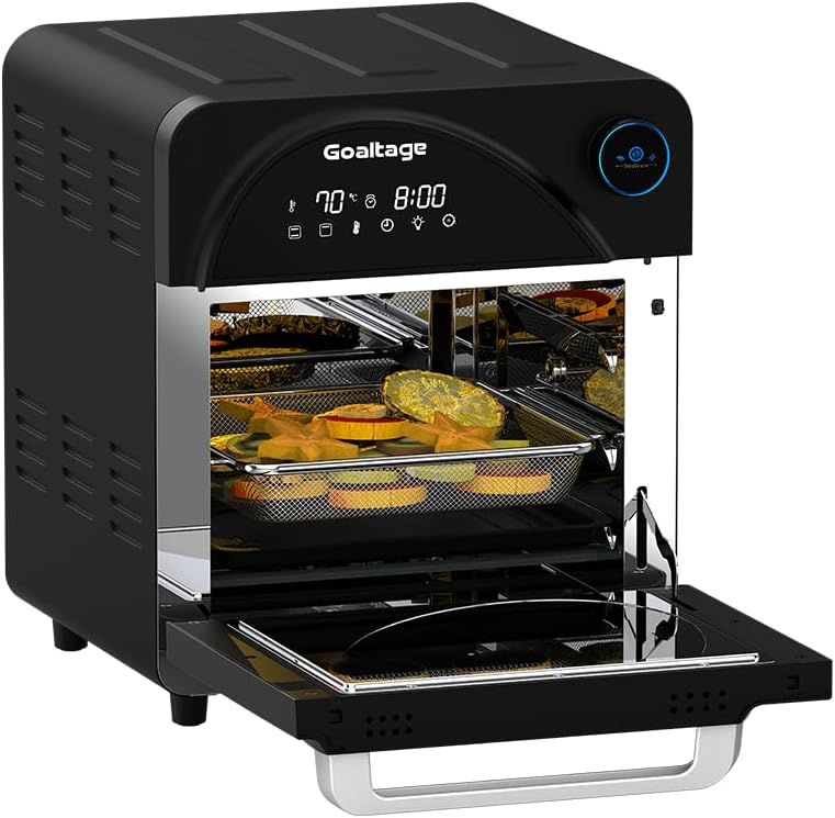 Goaltage Mega Size Air Fryer with 14.5 L Capacity 10 Built-In Presets and Air Circulation Technology GT-AF01