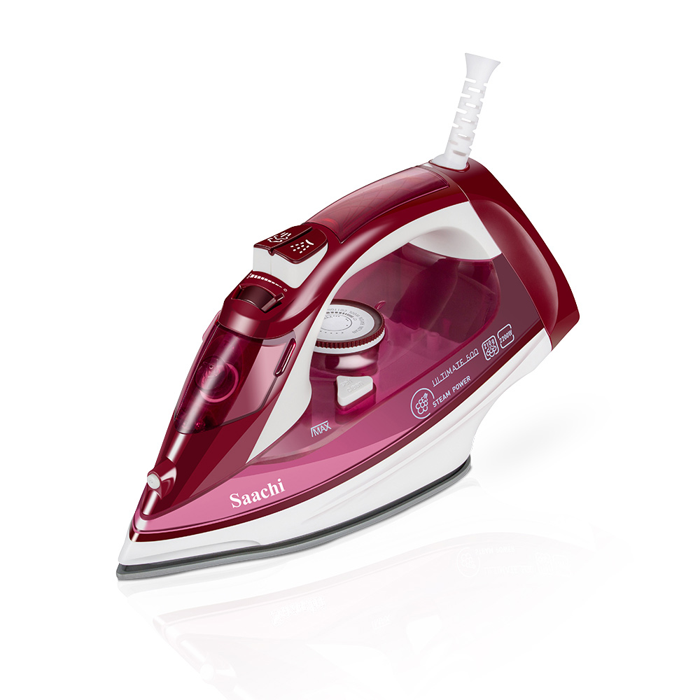 Saachi Steam Iron With Ceramic Soleplate NL-IR-393C-RD