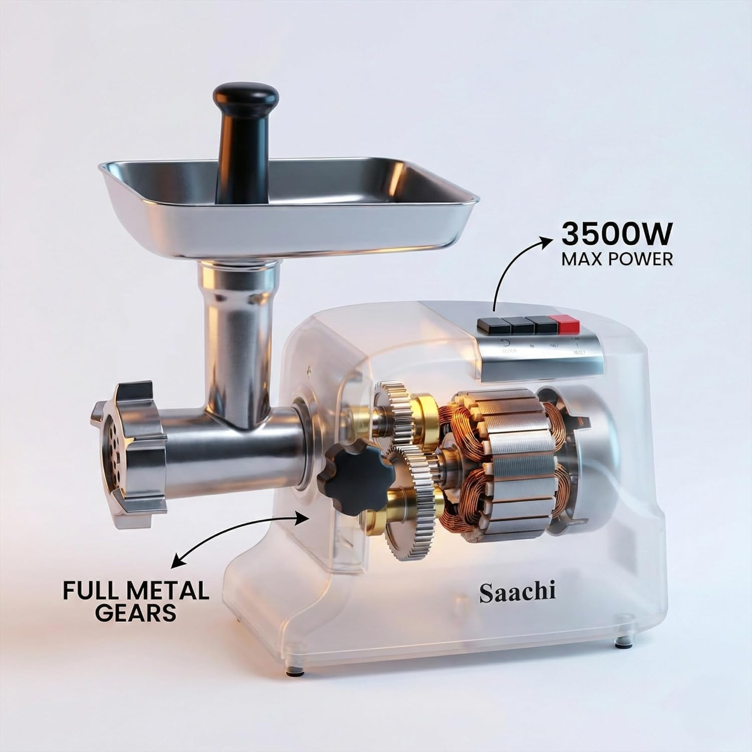 Saachi Meat Grinder NL-MG-968-BK