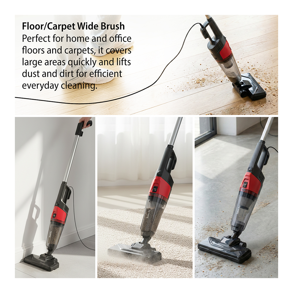 Saachi 2-in-1 Stick & Handheld Vacuum Cleaner with HEPA Filter NL-VC-1109-BK