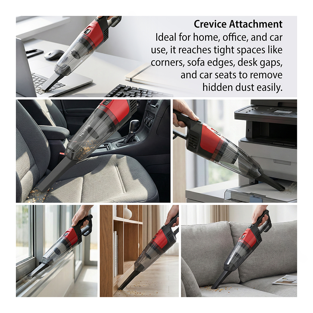 Saachi 2-in-1 Rechargeable Cordless Stick Vacuum Cleaner NL-VC-1110RCH-BK