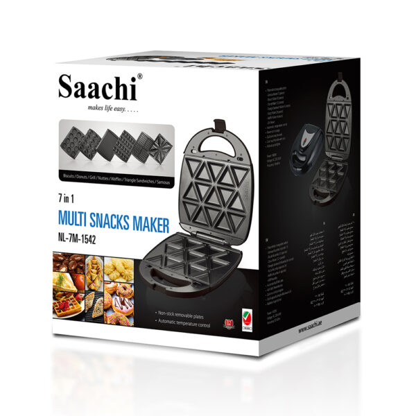 Saachi 7-in-1 Multi Snack Maker NL-7M-1542-BK