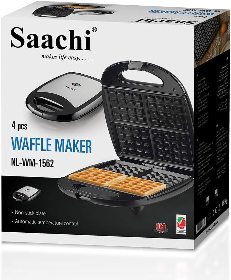 Saachi 4-Pieces Waffle Maker NL-WM-1562