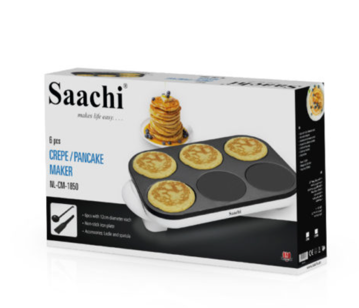 Saachi 2-in-1 Pancake and Mini Crepe Maker NL-CM-1850