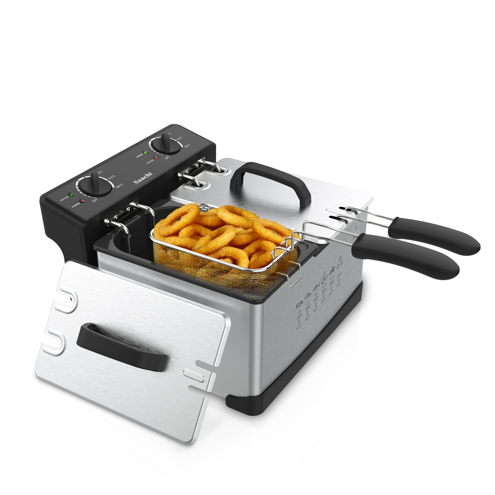 Saachi 6-Litres Double Deep Fryer NL-DF-4759-BK