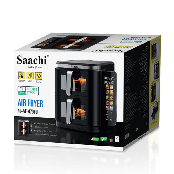 Saachi 11-Litres Air Fryer NL-AF-4796D-BK