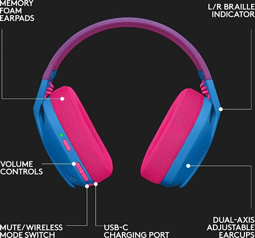Logitech G435 Bluetooth Wireless Gaming Headset