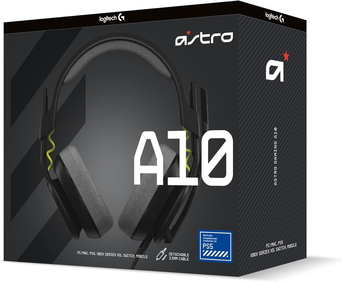 LOGITECH ASTRO A10 GEN2 HEADPHONE PC-MAC-PS5-XBOX