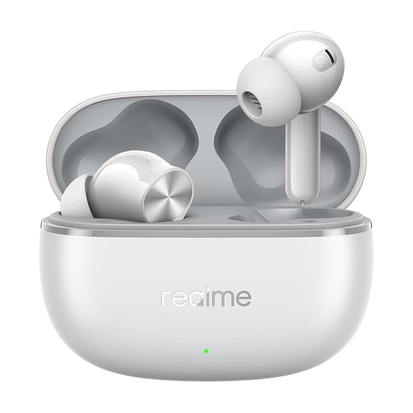 Realme Buds T200 Lite True Wireless Earbuds Bluetooth 5.4 with AI ENC & 48H Playback – Black / Purple / Grey