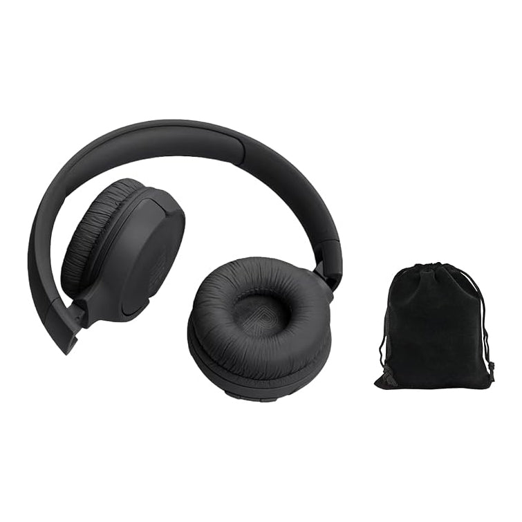 JBL Tune 525BT Wireless On-Ear Headphones with Pure Bass Sound – Black