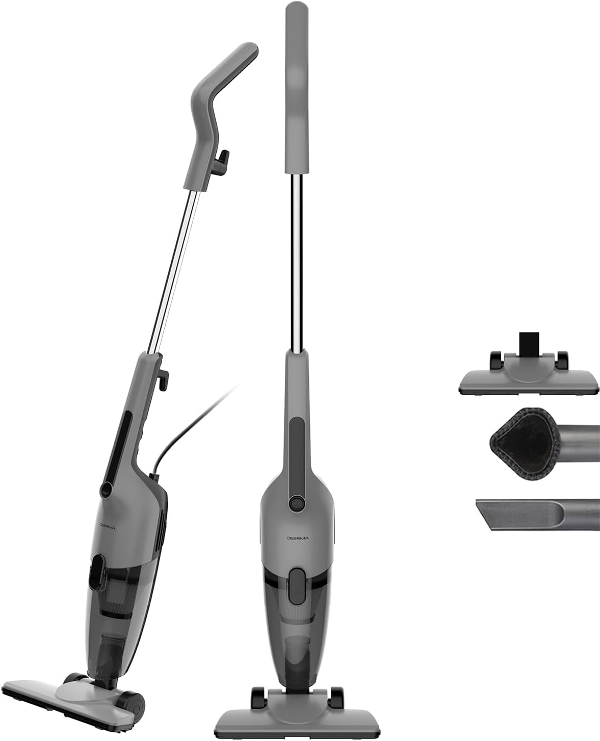مكنسة كهربائية DEERMA DX 120C (رمادي)