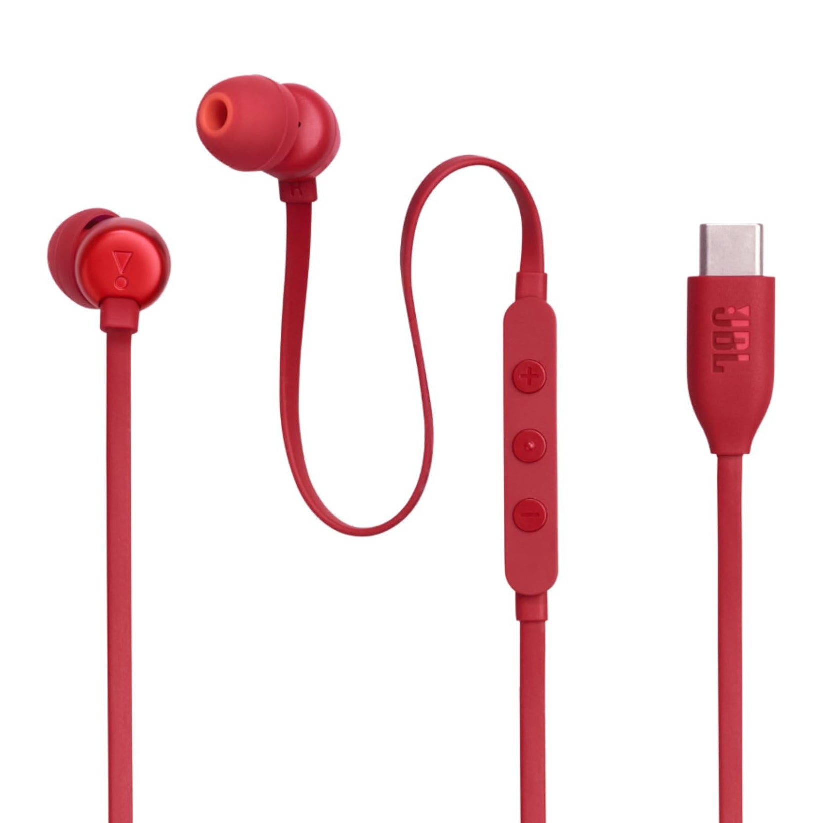سماعات JBL Tune 310C USB-C Hi-Res داخل الأذن مع JBL Pure Bass – أسود / أبيض / أزرق / أحمر