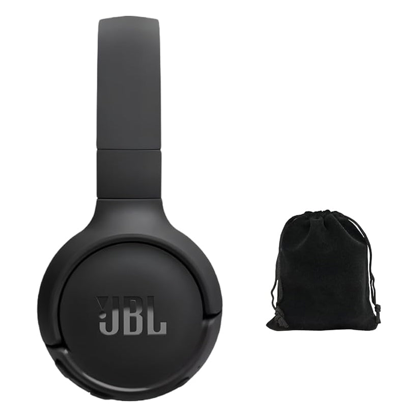 JBL Tune 525BT Wireless On-Ear Headphones with Pure Bass Sound – Black
