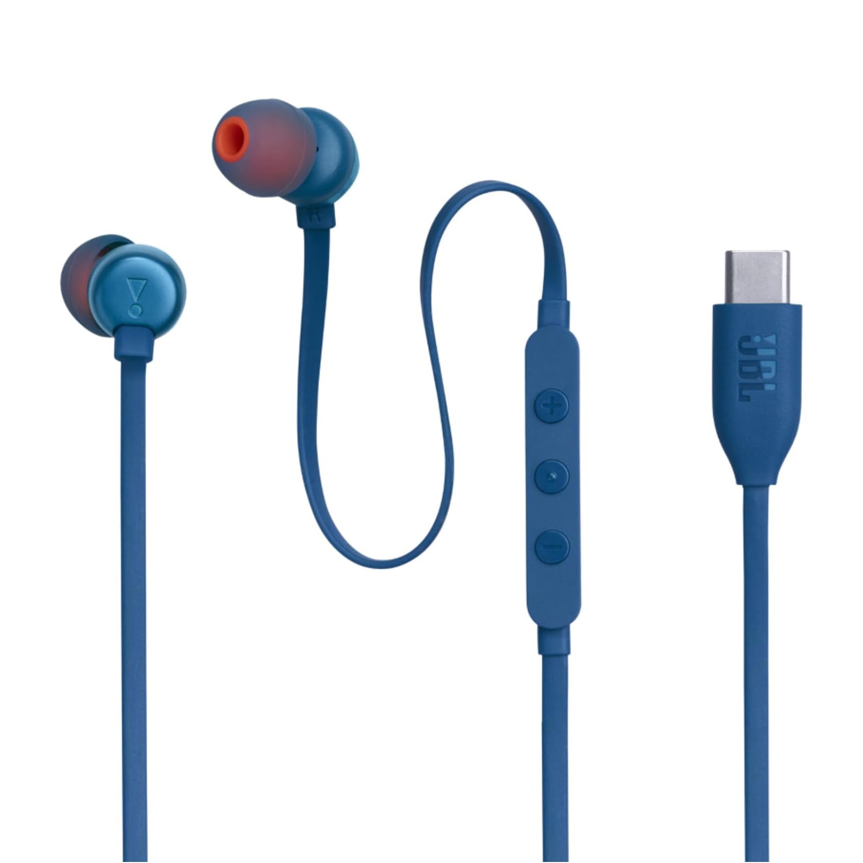 سماعات JBL Tune 310C USB-C Hi-Res داخل الأذن مع JBL Pure Bass – أسود / أبيض / أزرق / أحمر