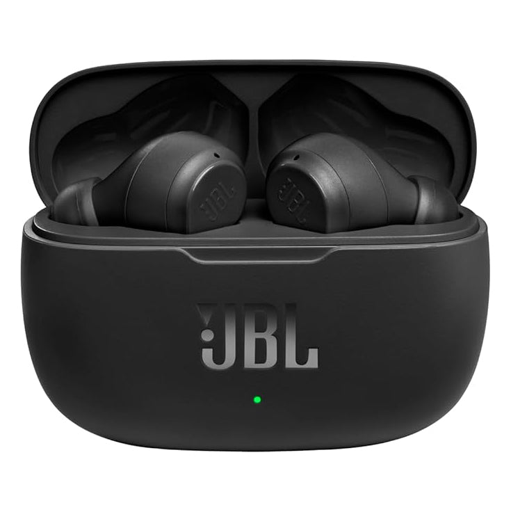 JBL Vibe 200TWS True Wireless Earbuds with Deep Bass & 20H Battery – Black