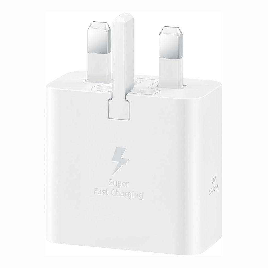Samsung 25W Power Adapter Low Standby EP-T2510 USB-C Fast Charger – White / Black