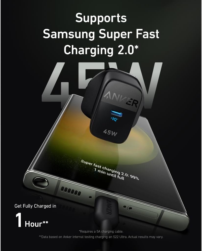 ANKER 313 CHARGER ADAPTER (45W) A2643K11 AGD-2022