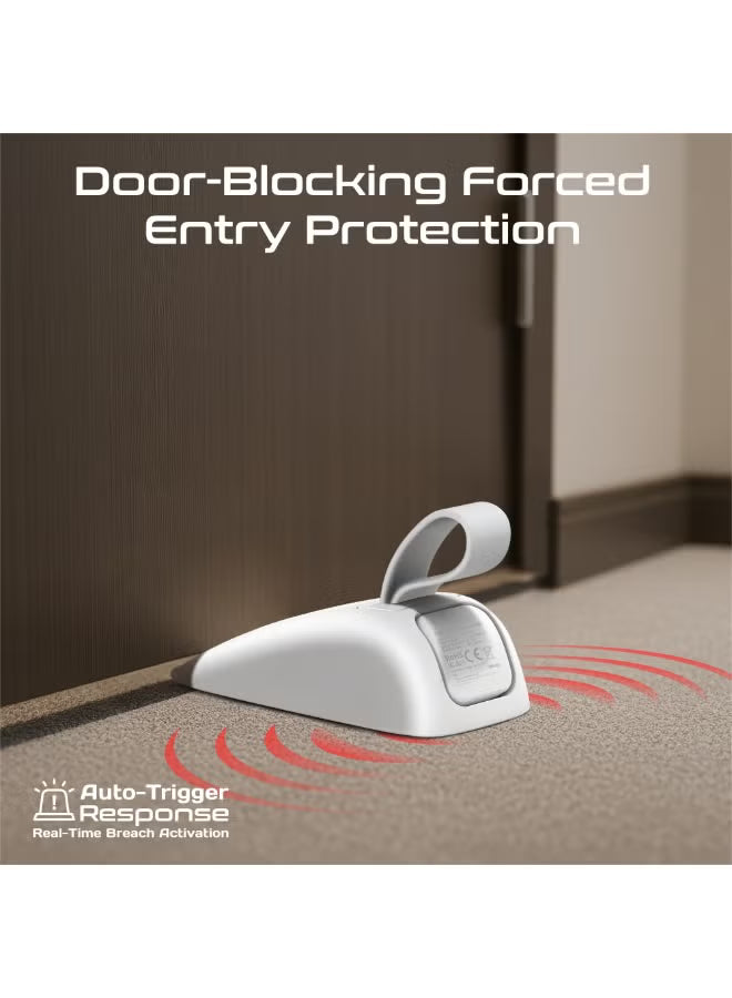 PROMATE DoorShield مانع الباب مع إنذار أمني بنظامين