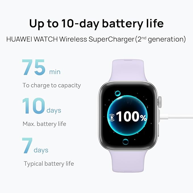Huawei Watch Fit 4 Smart Watch GPS Fitness Tracker – Black / Purple / White