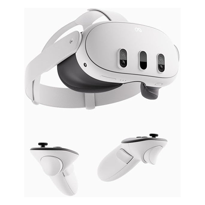 Meta Quest 3 VR Headset 512GB Mixed Reality & Virtual Reality Gaming System – White